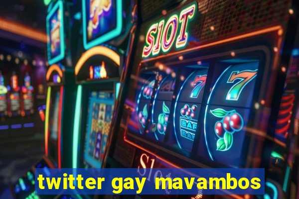 twitter gay mavambos